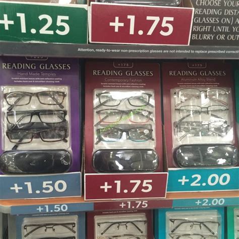 reading glasses in costco|costco reading glasses 3 pack.